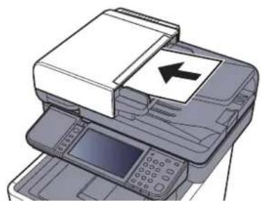 OLIVETTI d-Color MF3024 - Mettre en place les originaux. - 1