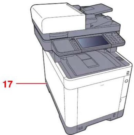 OLIVETTI d-Color MF3024 - Exterieur de la machine - 3