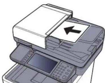 OLIVETTI d-Color MF3024 - Mettre en place les originaux. - 1