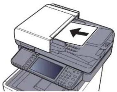 OLIVETTI d-Color MF3024 - Mettre en place les originaux. - 1