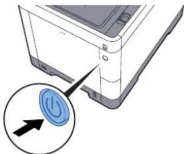 OLIVETTI d-Color MF3024 - Mise sous tension - 1