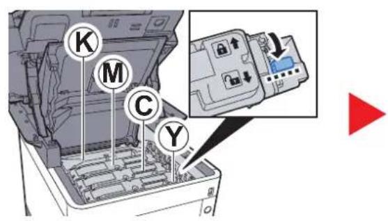 OLIVETTI d-Color MF3024 - Remplacement de la cartouche de toner - 4
