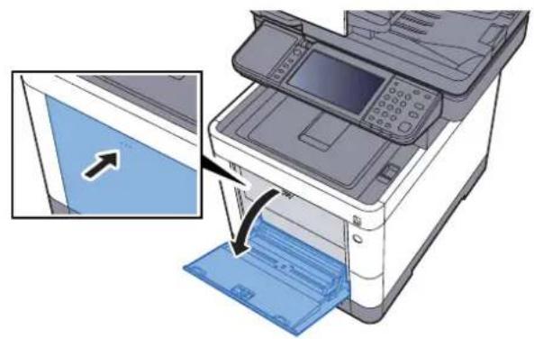 OLIVETTI d-Color MF3024 - Ouvrir le bac MF. - 1