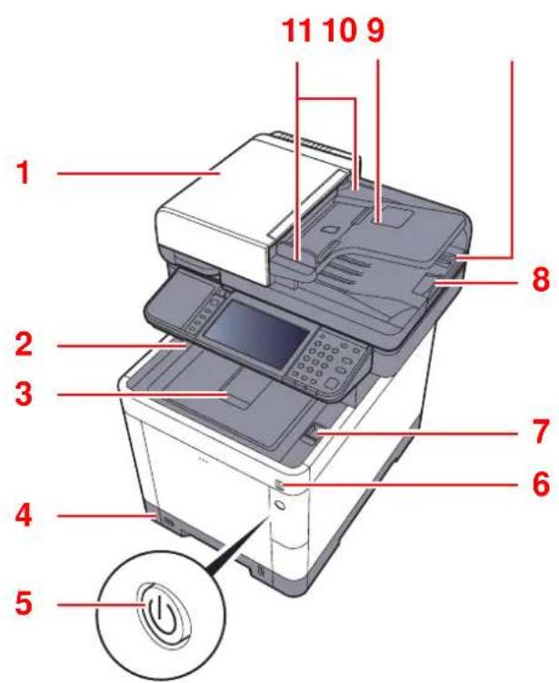 OLIVETTI d-Color MF3024 - Exterieur de la machine - 1