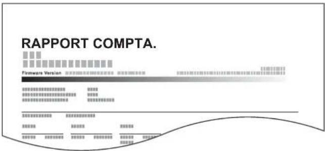 OLIVETTI d-Color MF3024 - Impr. rapport compteurs - 1