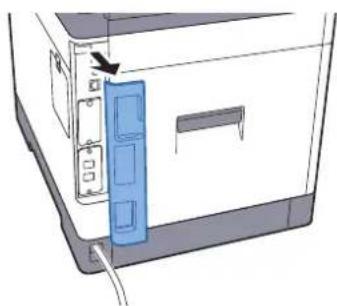 OLIVETTI d-Color MF3024 - Installation et formatage de la carte mémoire SD/SDHC - 2