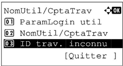 OLIVETTI d-Color MF2603en - Travaux avec ID utilisateur inconnu - 1