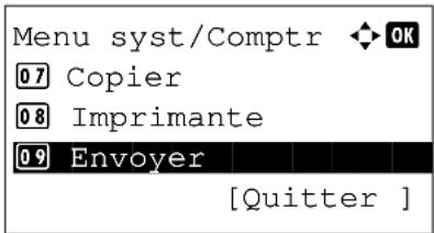 OLIVETTI d-Color MF2603en - Écran de confirmation de destination avant la transmission - 1