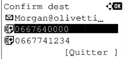 OLIVETTI d-Color MF2603en - Adresse Dossier (FTP) - 7