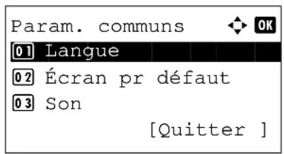 OLIVETTI d-Color MF2603en - Activation/désactivation de la correction d'erreur automatique - 2