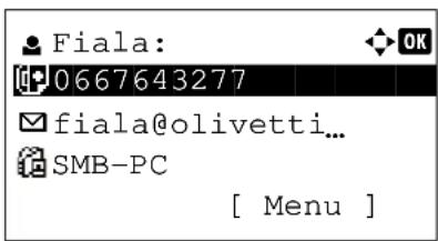 OLIVETTI d-Color MF2603en - Sélection dans le carnet d'adresses - 3