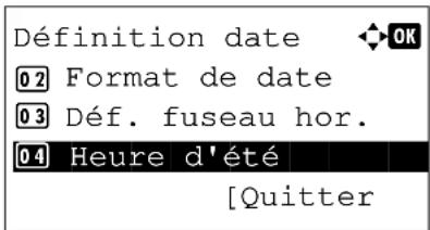 OLIVETTI d-Color MF2603en - Configuration de la date et de l'heure - 9