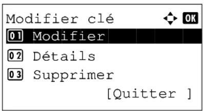 OLIVETTI d-Color MF2603en - Modification d'une touche unique - 2