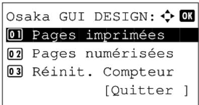 OLIVETTI d-Color MF2603en - Chaque comptabilité des travaux/réinitialisation du compteur - 4