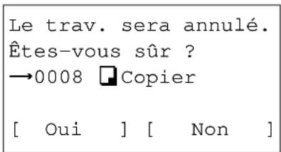 OLIVETTI d-Color MF2603en - Annulation de travaux - 4