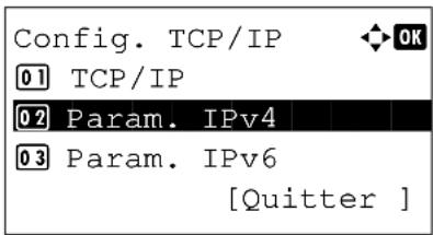 OLIVETTI d-Color MF2603en - Configuration TCP/IP (IPv4) (lorsqu'une adresse IP est attribuée automatiquement) - 8