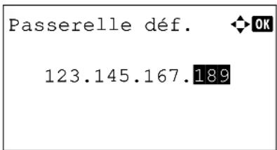 OLIVETTI d-Color MF2603en - Configuration TCP/IP (IPv4) (par saisie d'adresses IP) - 20