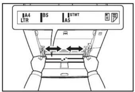 OLIVETTI d-Color MF2603en - Chargement des enveloppes ou du format Hagaki - 3