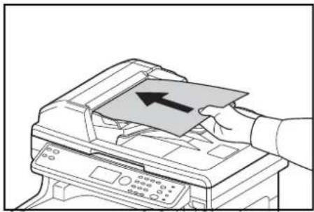 OLIVETTI d-Color MF2603en - Comment charger les originaux - 2