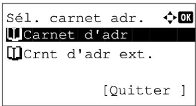OLIVETTI d-Color MF2603en - Sélection dans le carnet d'adresses - 1