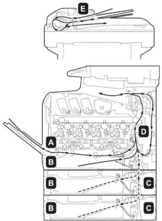 OLIVETTI d-Color MF2603en - Résolution des incidents papier - 1