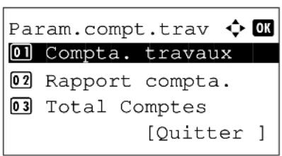 OLIVETTI d-Color MF2603en - Impression d'un rapport de comptabilité - 3
