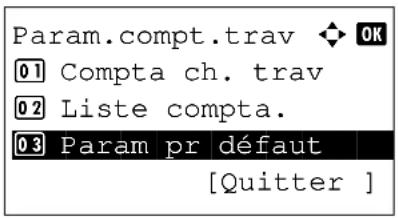 OLIVETTI d-Color MF2603en - Paramètres disponibles - 2