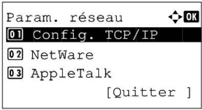 OLIVETTI d-Color MF2603en - Configuration TCP/IP (IPv4) (lorsqu'une adresse IP est attribuée automatiquement) - 5