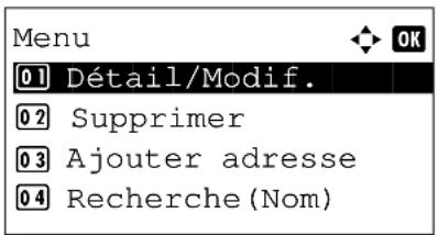 OLIVETTI d-Color MF2603en - Modification d'une destination - 4