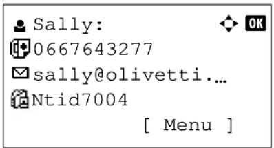 OLIVETTI d-Color MF2603en - Saisie d'un membre du groupe - 5