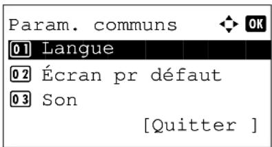 OLIVETTI d-Color MF2603en - Activation/désactivation de la réinitialisation automatique du panneau - 2