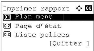 OLIVETTI d-Color MF2603en - Liste des polices - 4