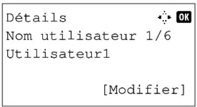 OLIVETTI d-Color MF2603en - Modification des informations utilisateur - 2