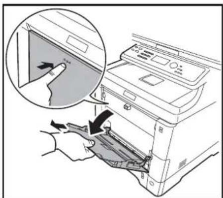 OLIVETTI d-Color MF2603en - Chargement du papier dans le bac MF - 1
