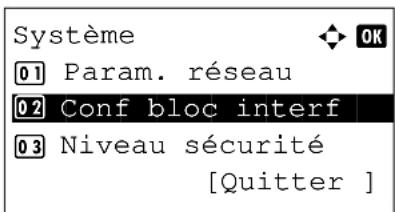 OLIVETTI d-Color MF2603en - Interface en option (paramètre de la carte d'interface en option) - 3