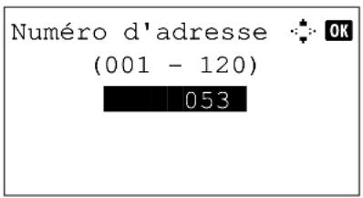 OLIVETTI d-Color MF2603en - Saisir du numéro d'adresse - 2