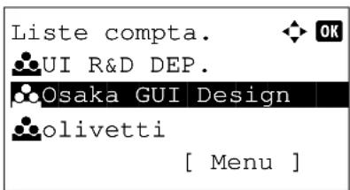 OLIVETTI d-Color MF2603en - Gestion des comptes - 7