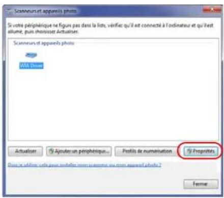 OLIVETTI d-Color MF2603en - Configuration du pilote WIA (Windows 7, Windows Vista et Windows Server 2008) - 1