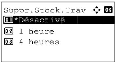 OLIVETTI d-Color MF2603en - Suppression du stockage de travaux - 4