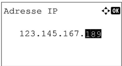 OLIVETTI d-Color MF2603en - Configuration TCP/IP (IPv4) (par saisie d'adresses IP) - 17