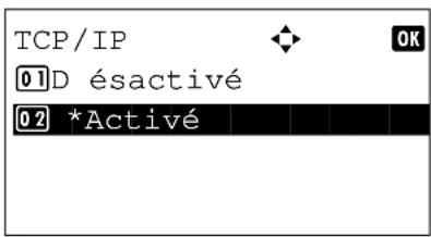 OLIVETTI d-Color MF2603en - Configuration TCP/IP (IPv4) (par saisie d'adresses IP) - 8