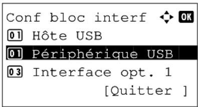 OLIVETTI d-Color MF2603en - Périphérique USB (paramètre de l'interface USB) - 4
