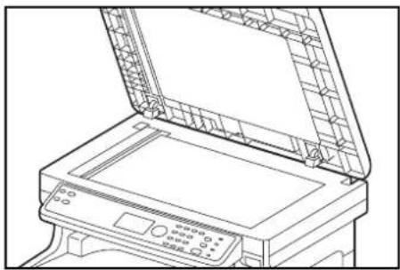 OLIVETTI d-Color MF2603en - Mise en place des originaux sur la glace d'exposition - 1