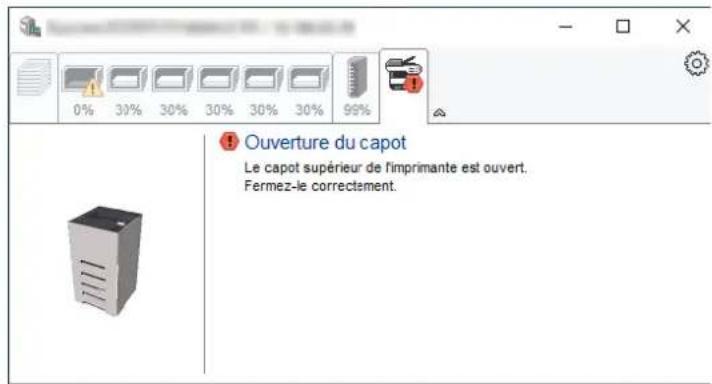 OLIVETTI PG L2650 - Onglet Alerte - 1