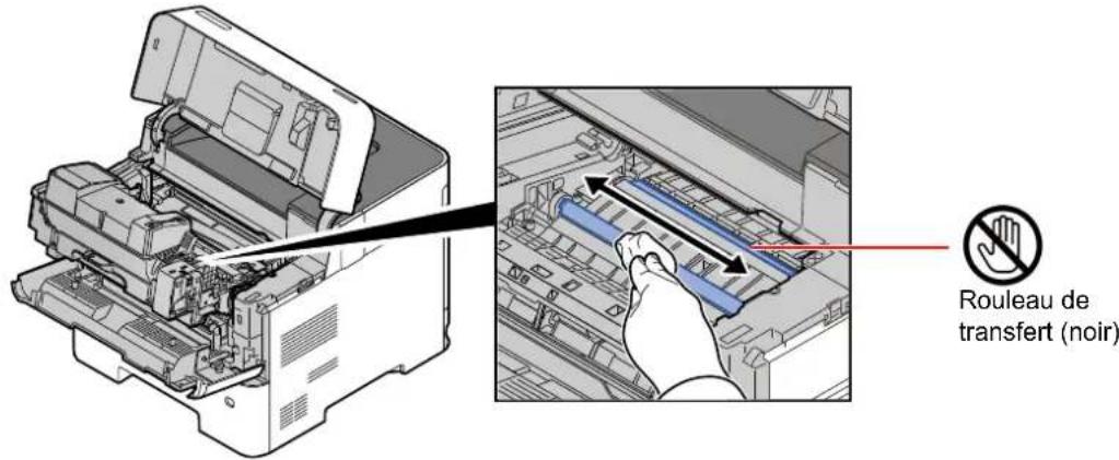 OLIVETTI PG L2650 - Utilisez un chiffon non pelucheux pour dépoussierer et nettoyer le rouleau de registration. - 1