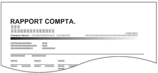 OLIVETTI PG L2535 - Impr. rapport compteurs - 1