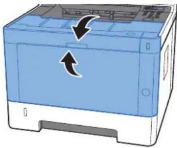 OLIVETTI PG L2535 - Fermer le capot avant. - 1
