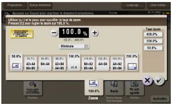 Programme Ayaou document Language Liste tichets Appuyez sur Départ pour imprimer le document sélectionne... Copies 10/01/2002 Utiliser (+/-) et le pava pour spécifier le taux de zoom. Pressez [C] pour régler le zoom sur 100.0 %. Routledge vendont 15% B4+G3- CF EMENT - 100.0 % 25.0% - 400.0% Minimale Taux zoom 400.0% 200.0% 50.0% 50.0% 70.7% A3+A4 B4+B5 81.6% B4+A4 A3+B4 A4+B5 86.6% x1.0 100.0% 115.4% B4+A3 B5+A4 122.4% A4+B4 141.4% A4+A3 B5+B4 200.0% Routledge coulou CFLSONS Zoom Resto-Venter Combinesse No pas agrafer Applications
