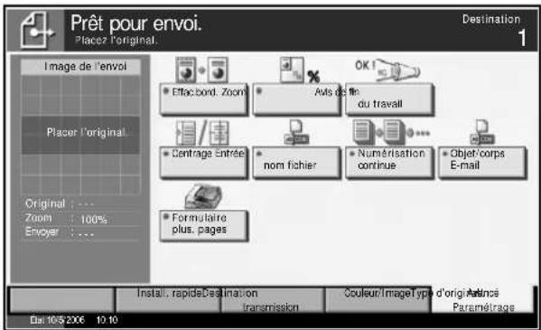 OLIVETTI d-Copia 400MF - Écran Envoyer - 5