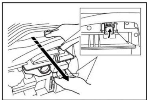 OLIVETTI d-Copia 400MF - Remplacement de la cartouche de toner et du bac de récupération de toner - 4